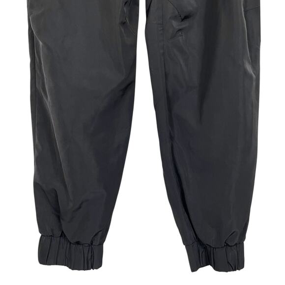 ALO High Waist Break Line Jogger Pant Black XS Track Swishy Athletic Sporty - Picture 10 of 13